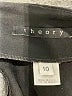Theory Solid Black Formal Skirt Size 10 - photo 4