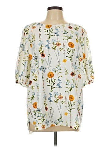 Remade 3/4 Sleeve Blouse (view 1)