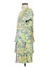 Umgee 100% Polyester Print Yellow Casual Dress Size S - photo 5