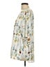 Remade 100% Polyester Floral White 3/4 Sleeve Blouse Size L - photo 5