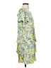 Umgee 100% Polyester Print Yellow Casual Dress Size S - photo 4
