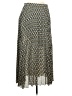 Max Studio 100% Polyester Print Gold Casual Skirt Size M - photo 1