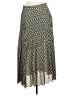 Max Studio 100% Polyester Print Gold Casual Skirt Size M - photo 2