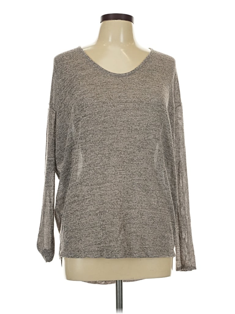 Pre-owned Jolie 3/4 Sleeve T-shirt In Gray