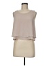 Forever 21 100% Polyester Tan Sleeveless Blouse Size M - photo 1