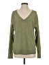 Lucky Brand Solid Green Pullover Sweater Size S - photo 1