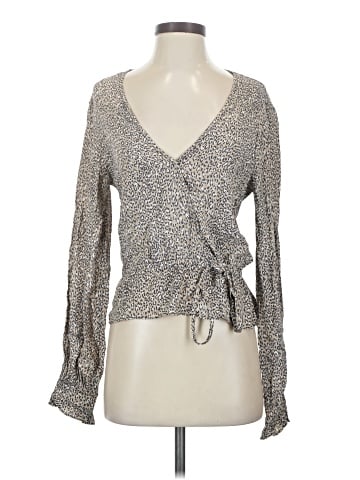 Blue Life Long Sleeve Blouse (view 1)