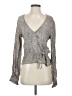 Blue Life 100% Rayon Gray Long Sleeve Blouse Size S - photo 1