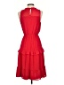 Monteau 100% Polyester Red Cocktail Dress Size S - photo 2