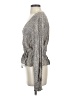 Blue Life 100% Rayon Gray Long Sleeve Blouse Size S - photo 5