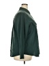 Chico's Solid Green 3/4 Sleeve Button-Down Shirt Size XXL (4) - photo 4
