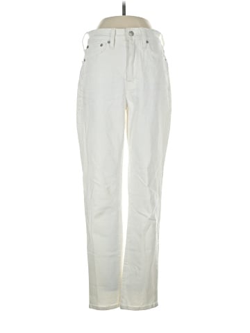 Madewell The High-Rise Perfect Vintage Jean in Tile White (view 1)