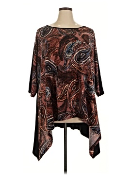 Attitudes by Renee 3/4 Sleeve Top (view 1)