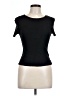 Shein Black Short Sleeve Top Size L - photo 1