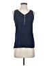Fortune + Ivy 100% Polyester Blue Sleeveless Top Size XS - photo 1
