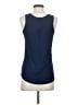 Fortune + Ivy 100% Polyester Blue Sleeveless Top Size XS - photo 2