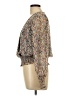 Lascana 100% Polyester Ivory Tan Long Sleeve Blouse Size 10 - photo 5