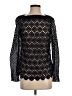 Tory Burch 100% Cotton Black Long Sleeve Top Size 0 - photo 1
