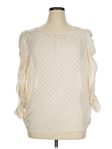 Max Studio 3/4 Sleeve Blouse (view 1)