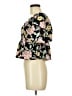 Blu Pepper Black 3/4 Sleeve Blouse Size M - photo 5