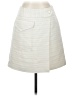 Calvin Klein Chevron-herringbone Ivory Casual Skirt Size 4 - photo 1