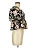 Blu Pepper Black 3/4 Sleeve Blouse Size M - photo 4