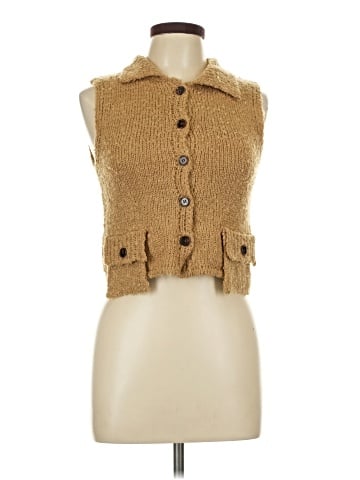 Isalis Sleeveless Button-Down Shirt (view 1)