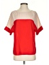 Alex + Alex 100% Polyester Color Block Red Short Sleeve Blouse Size S - photo 1