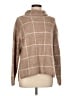 Madewell Plaid Brown Turtleneck Sweater Size L - photo 1