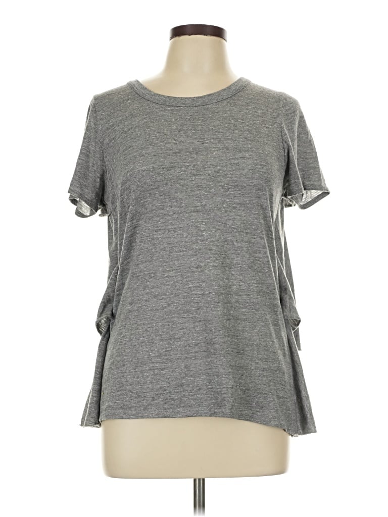 Pre-owned Chaser Short Sleeve T-shirt In Gray