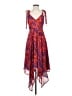 Alexis Multi Color Orange Cocktail Dress Size S - photo 1