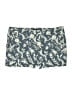 Ann Taylor LOFT Animal Print Floral Blue Shorts Size 14 - photo 1