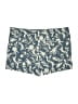Ann Taylor LOFT Animal Print Floral Blue Shorts Size 14 - photo 2