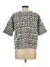 French Connection Silver Short Sleeve Top Size L - photo 2