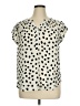 41Hawthorn Polka Dots Ivory Short Sleeve Blouse Size XL - photo 1
