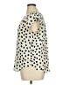 41Hawthorn Polka Dots Ivory Short Sleeve Blouse Size XL - photo 5