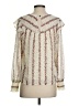 LUQ Ivory Long Sleeve Blouse Size XS - photo 2