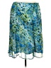 Notations 100% Polyester Print Blue Casual Skirt Size XL - photo 1