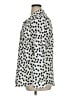 Karl Lagerfeld Paris 100% Polyester Polka Dots Silver Long Sleeve Blouse Size XL - photo 5