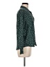 Amour Vert Polka Dots Green Long Sleeve Blouse Size M - photo 4