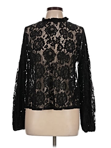 Topshop Long Sleeve Blouse (view 1)