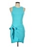 Shein Solid Teal Cocktail Dress Size L - photo 1