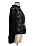 Topshop Black Long Sleeve Blouse Size 10 - photo 4