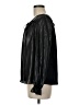 Current Air 100% Polyester Metallic Black Long Sleeve Blouse Size M - photo 5