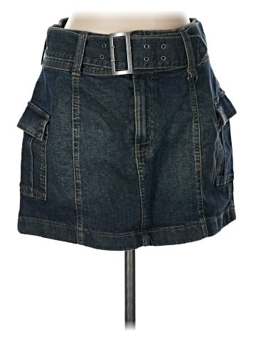 SO Denim Skirt (view 1)