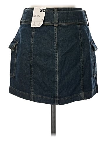 SO Denim Skirt (view 2)
