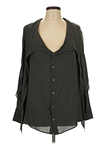 Ralph Lauren 3/4 Sleeve Silk Top (view 1)