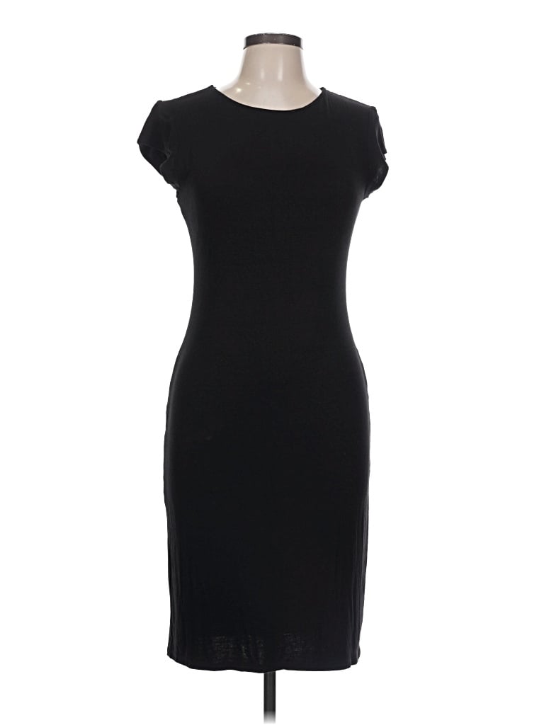 Pre-owned Velvet Torch Cocktail Dress In Black