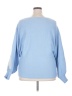 Shein Print Blue Pullover Sweater Size XXL - photo 2