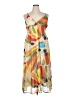 She's Cool 100% Polyester Print Yellow Cocktail Dress Size XL - photo 1